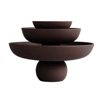Baburu skål Ø20 cm - Chocolate brown - 101 Copenhagen