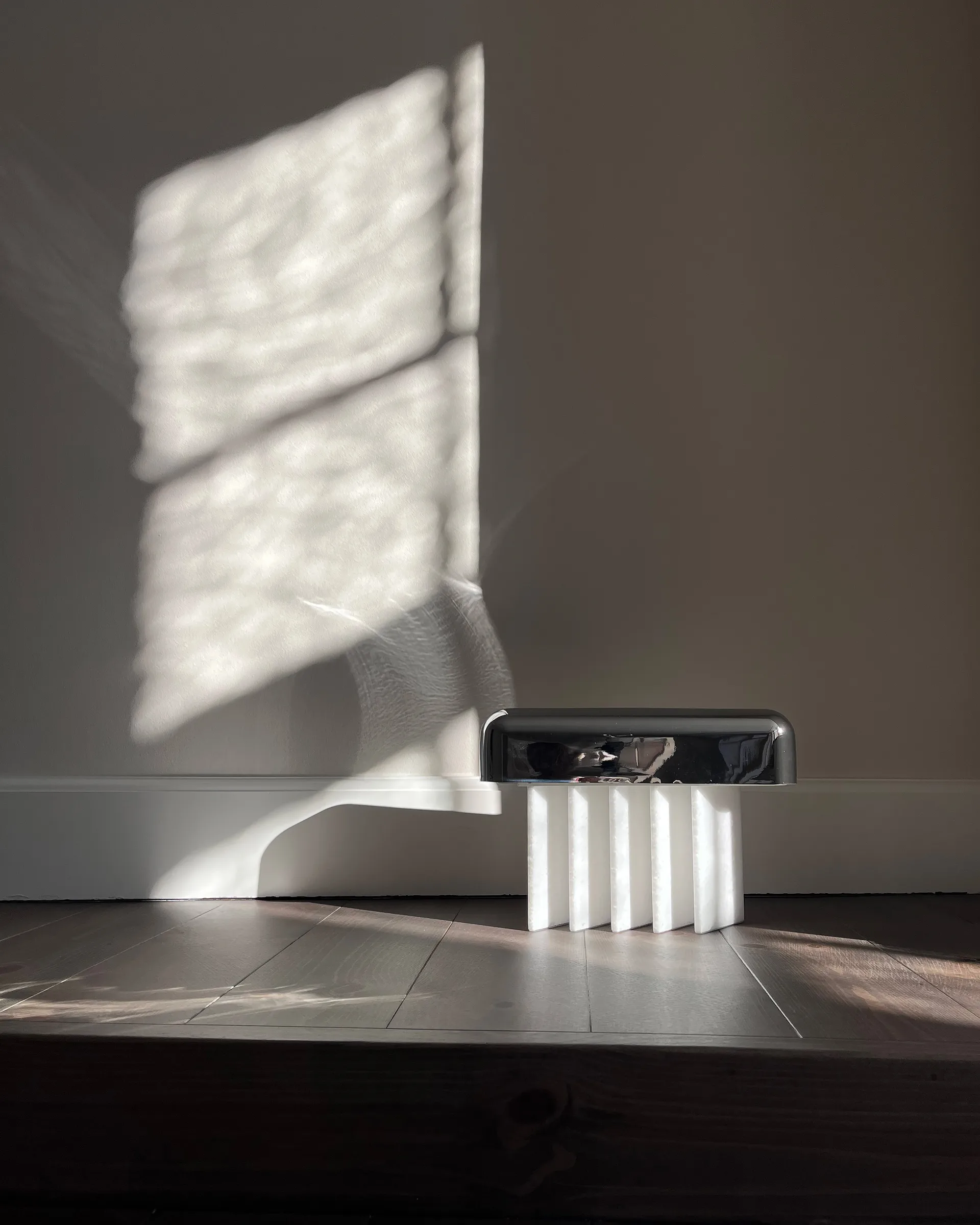 Beetle bordlampe portabel, Chrome 101 Copenhagen