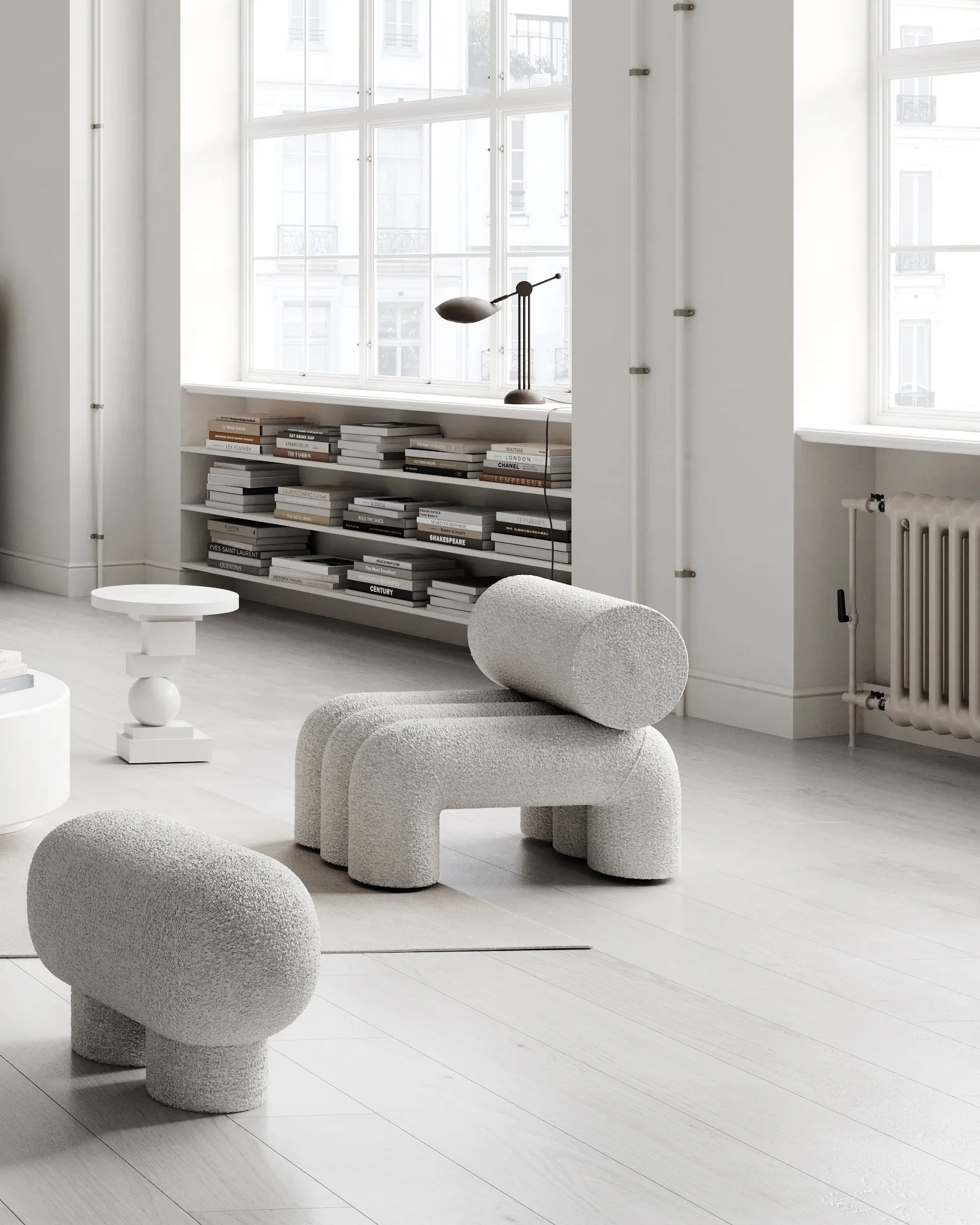 Big Foot benk petit, Nubuck 101 Copenhagen