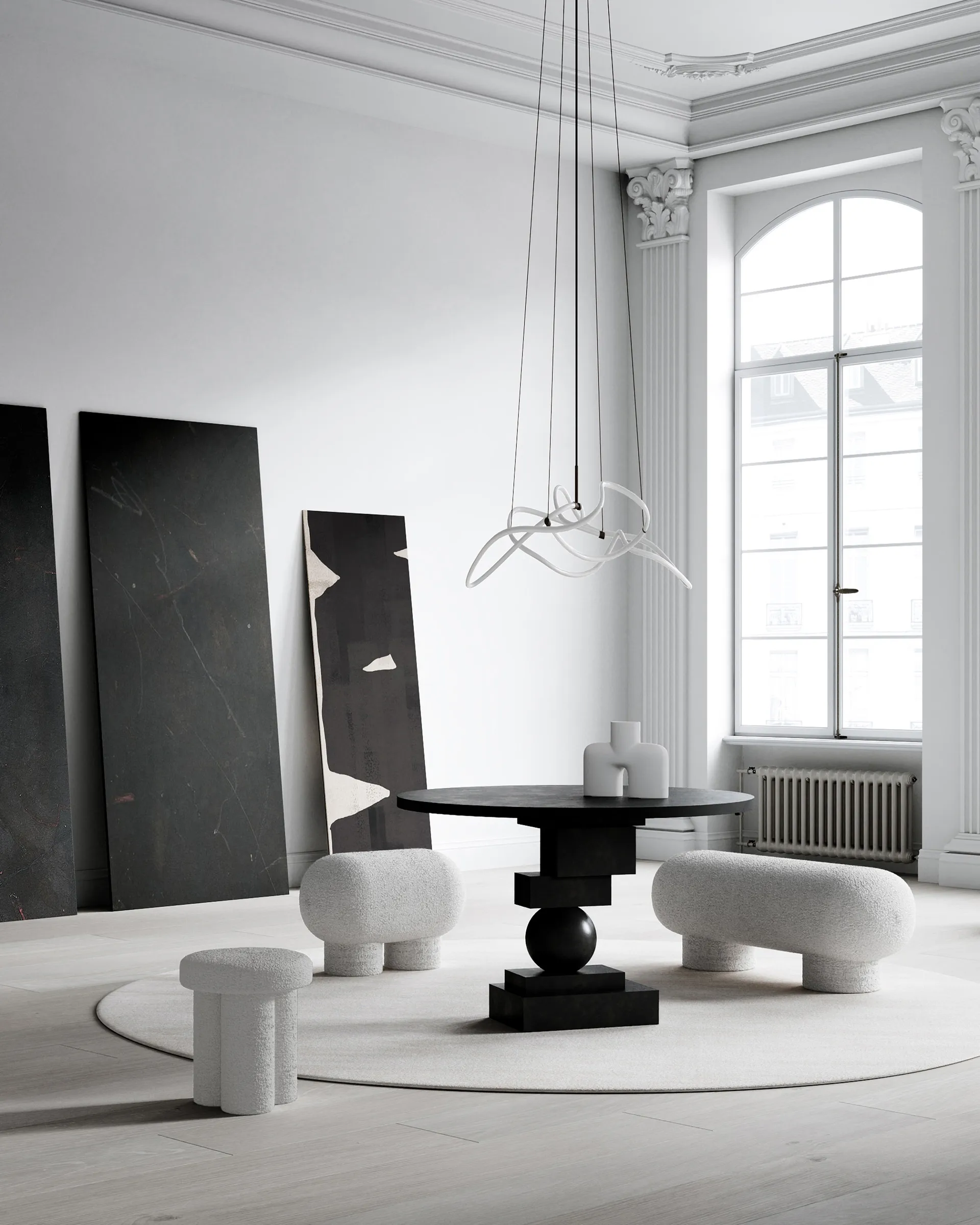 Big Foot benk petit, Nubuck 101 Copenhagen