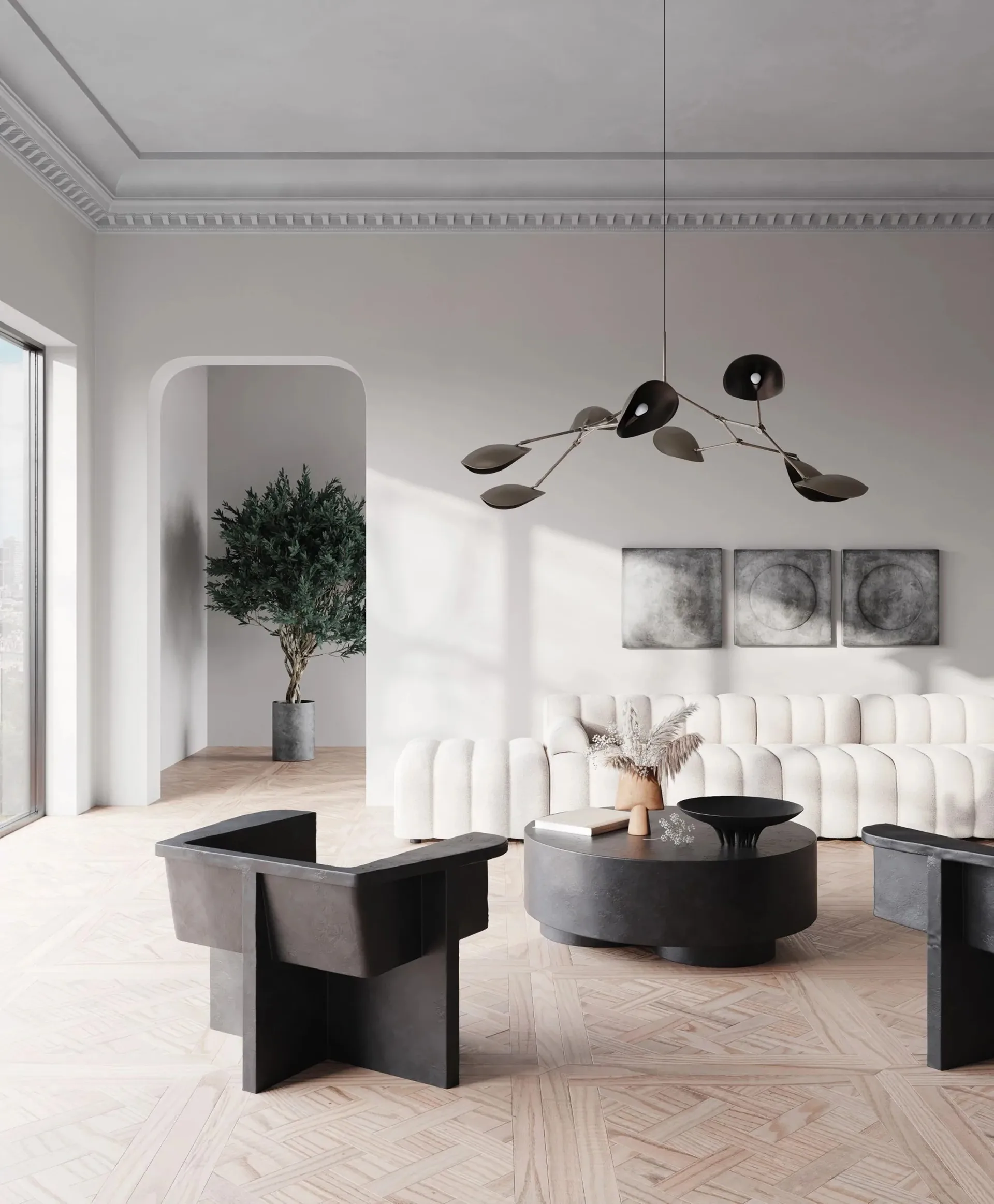 Big Foot salongbord big Ø 110 cm, Coffee 101 Copenhagen