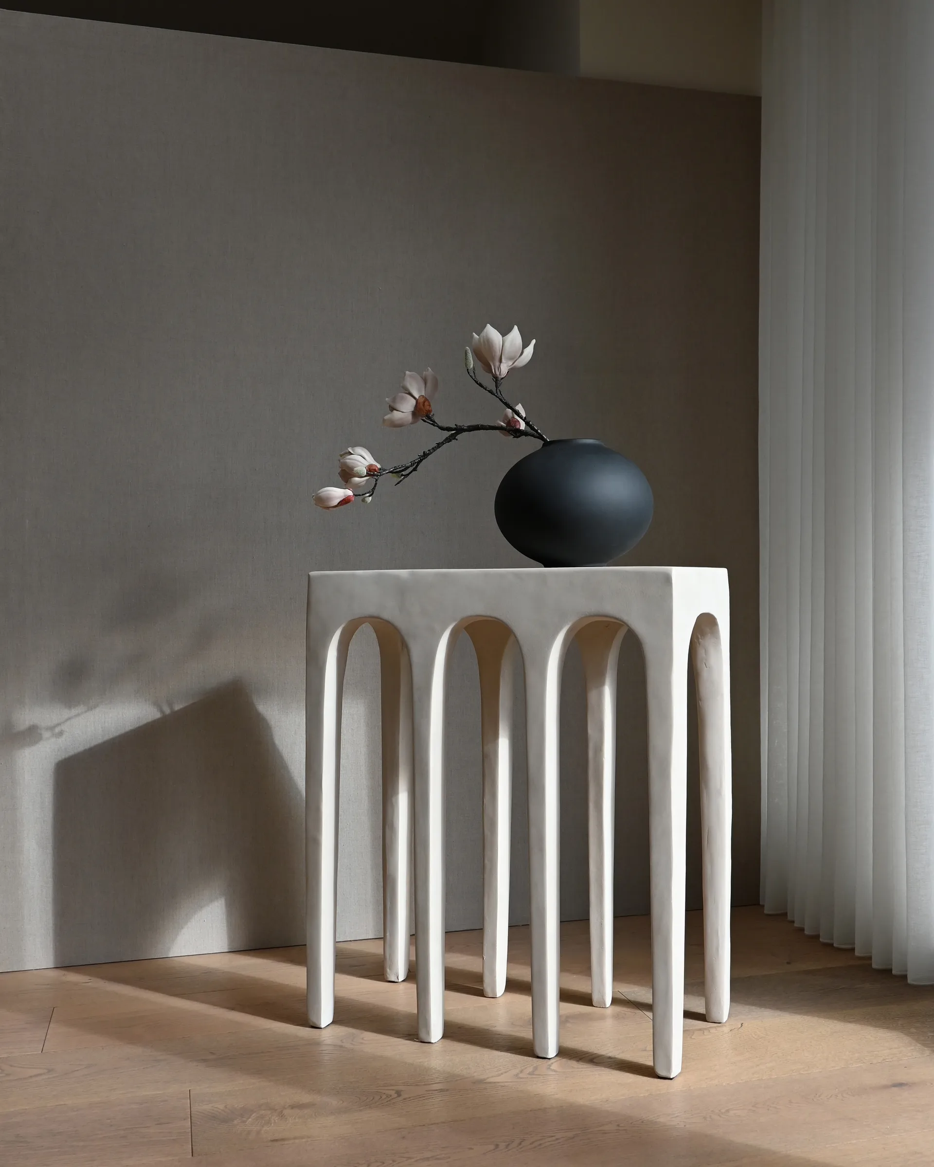 Bow Console bord 70,5 x 80 cm, Birch 101 Copenhagen