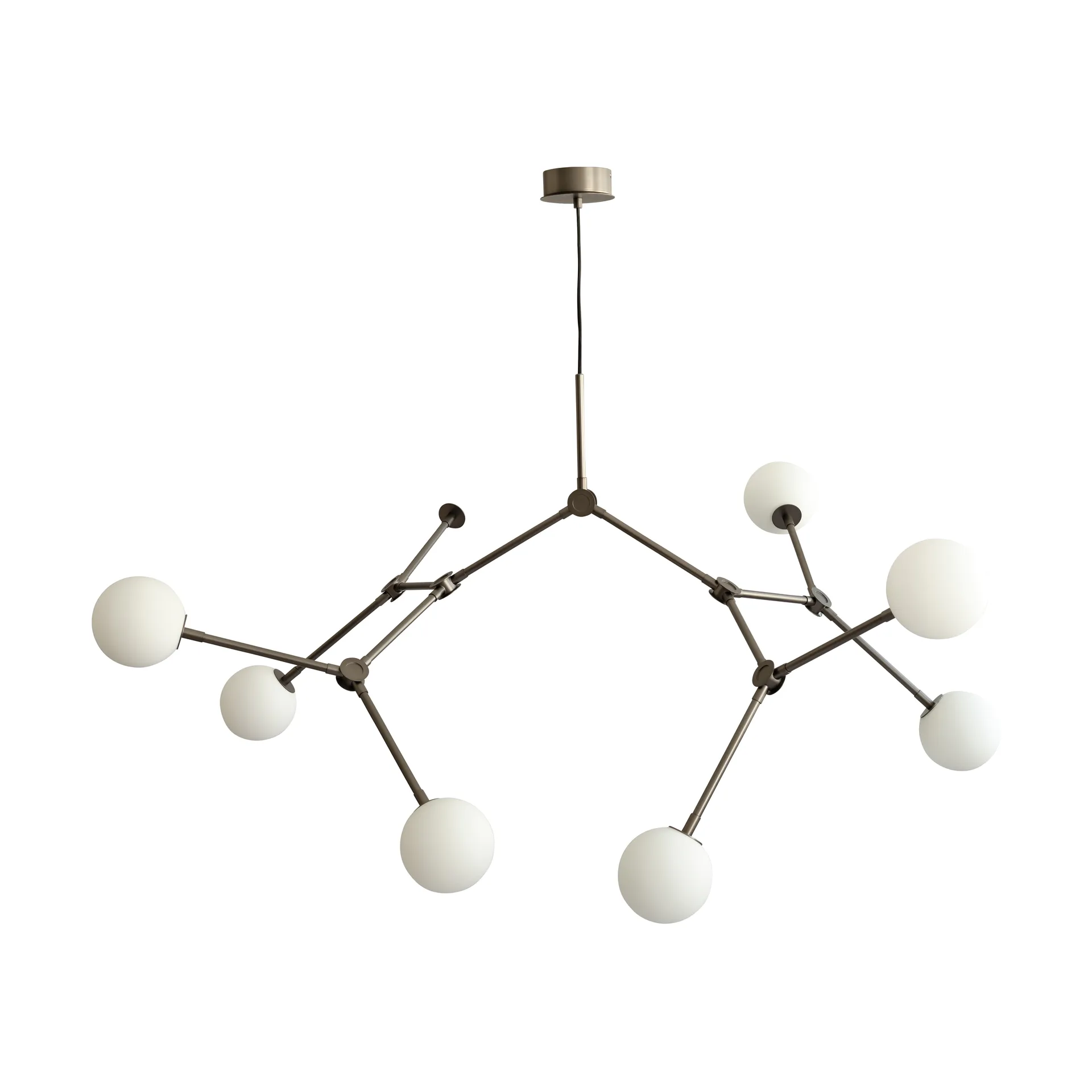 Drop Chandelier Bulp takkrone grande, Grey 101 Copenhagen