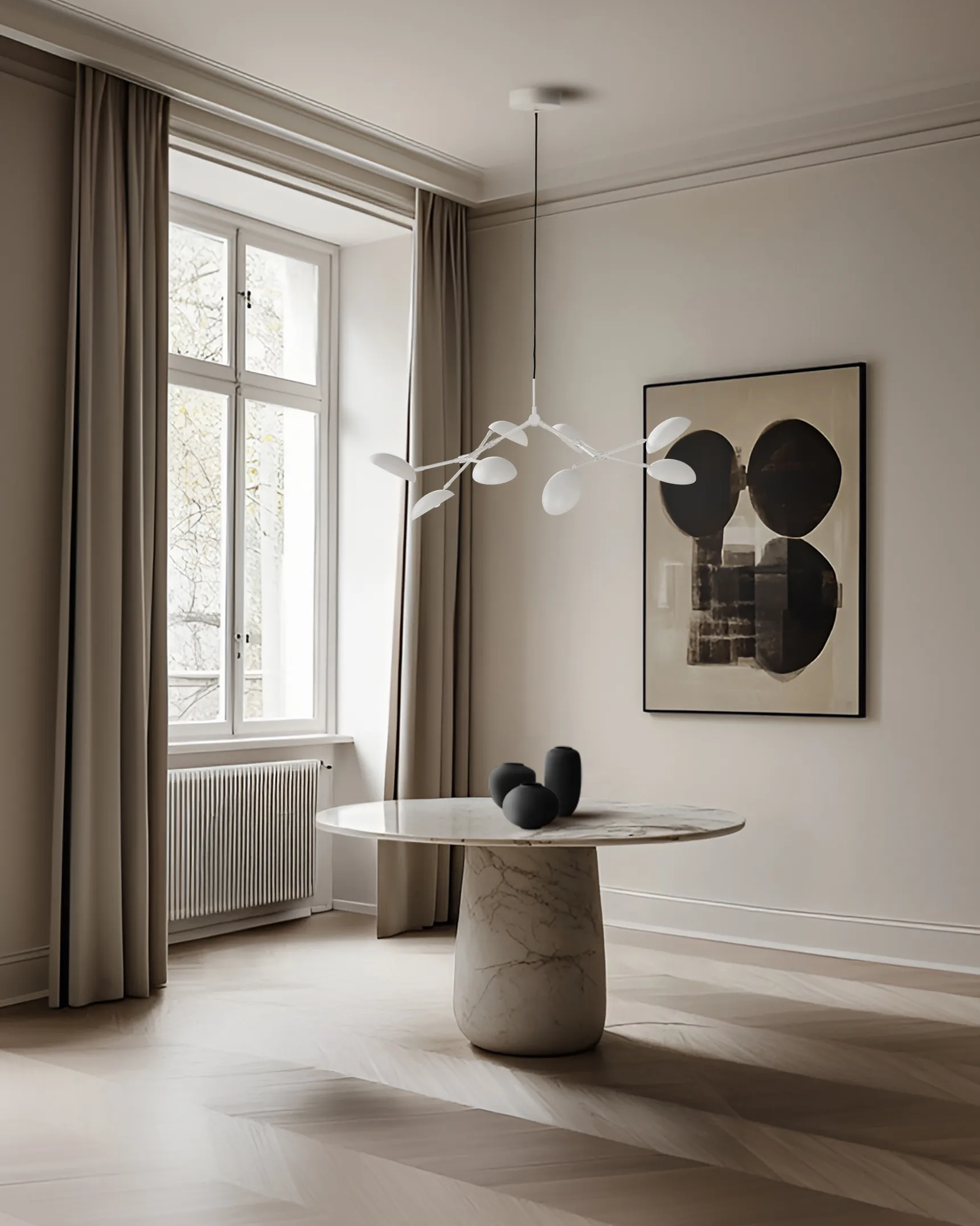 Drop Chandelier lysekrone mini, Hvit 101 Copenhagen