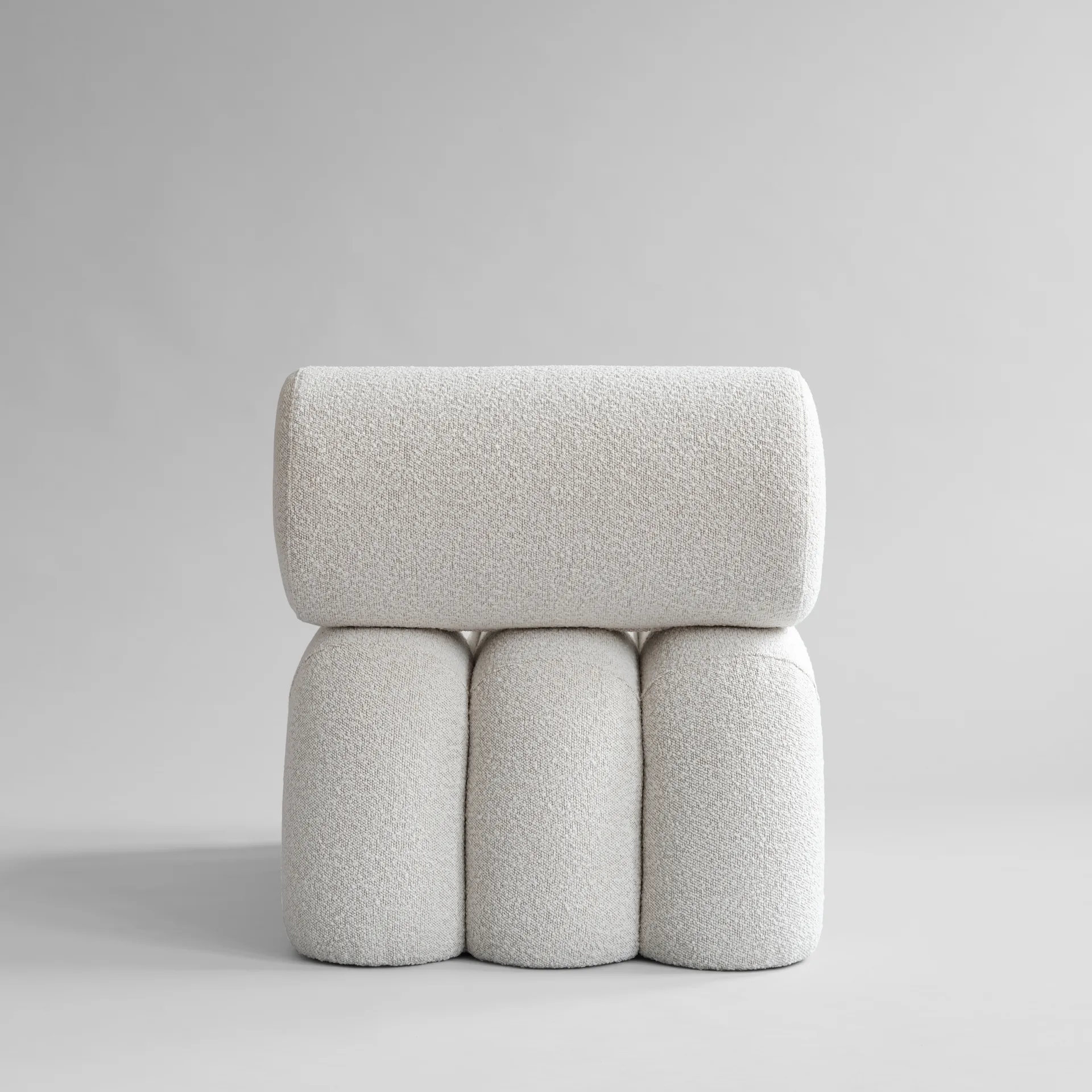 Foku Chair loungestol, Bouclé 101 Copenhagen