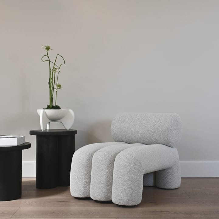 Foku Chair loungestol, Bouclé 101 Copenhagen