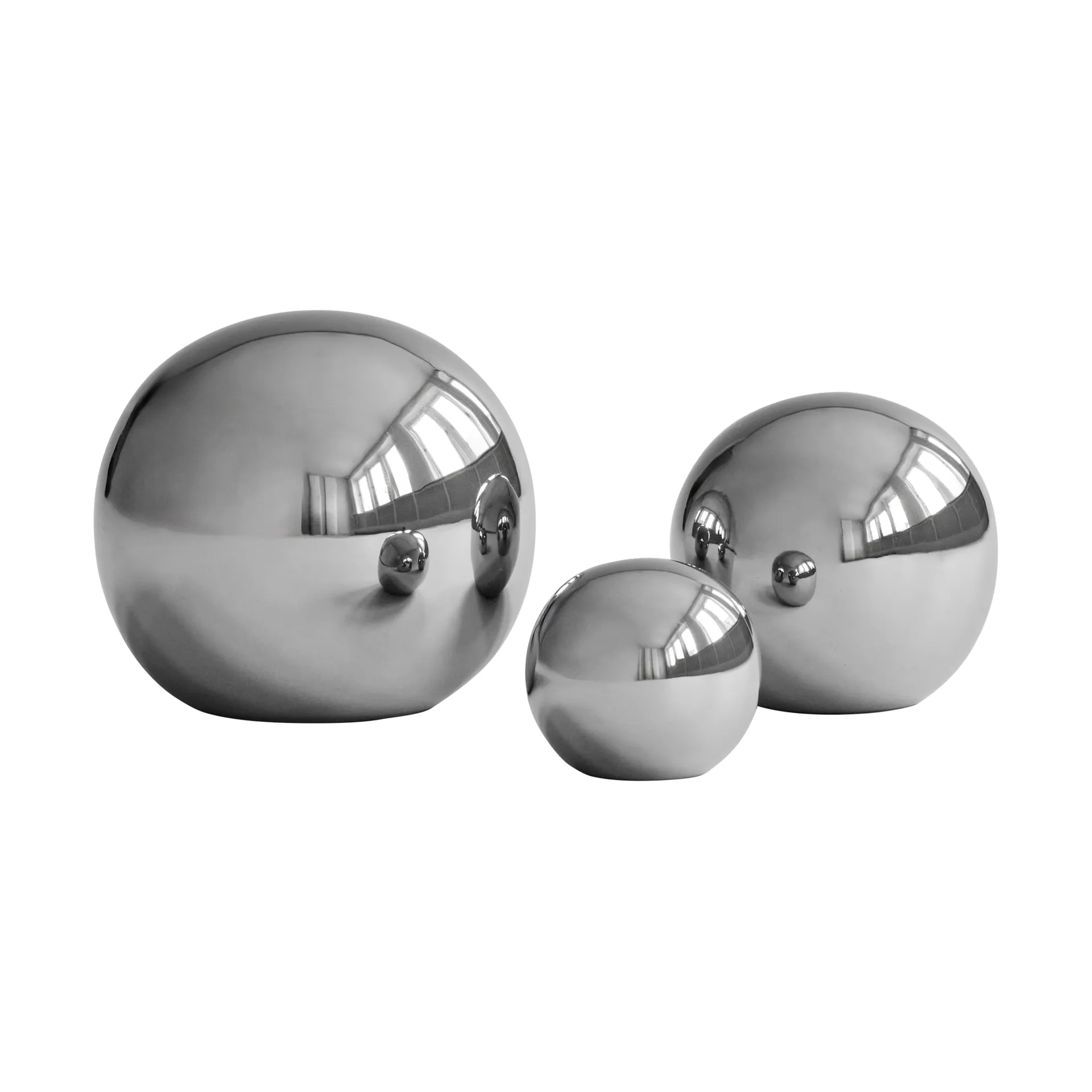 Gallery Balls dekorasjon 3 deler, Chrome 101 Copenhagen