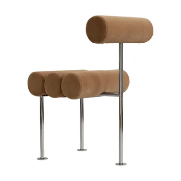 Hiro dining chair - Stainless steel-ørken - 101 Copenhagen
