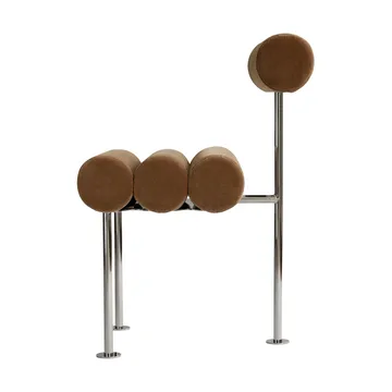 Hiro dining chair - Stainless steel-ørken - 101 Copenhagen