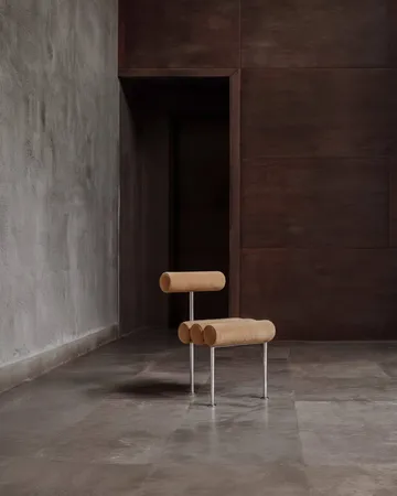 Hiro dining chair - Stainless steel-ørken - 101 Copenhagen