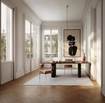 Hiro dining chair - Stainless steel-ørken - 101 Copenhagen