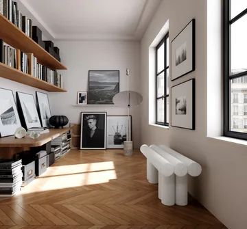 Hiro sittebenk - Off white - 101 Copenhagen