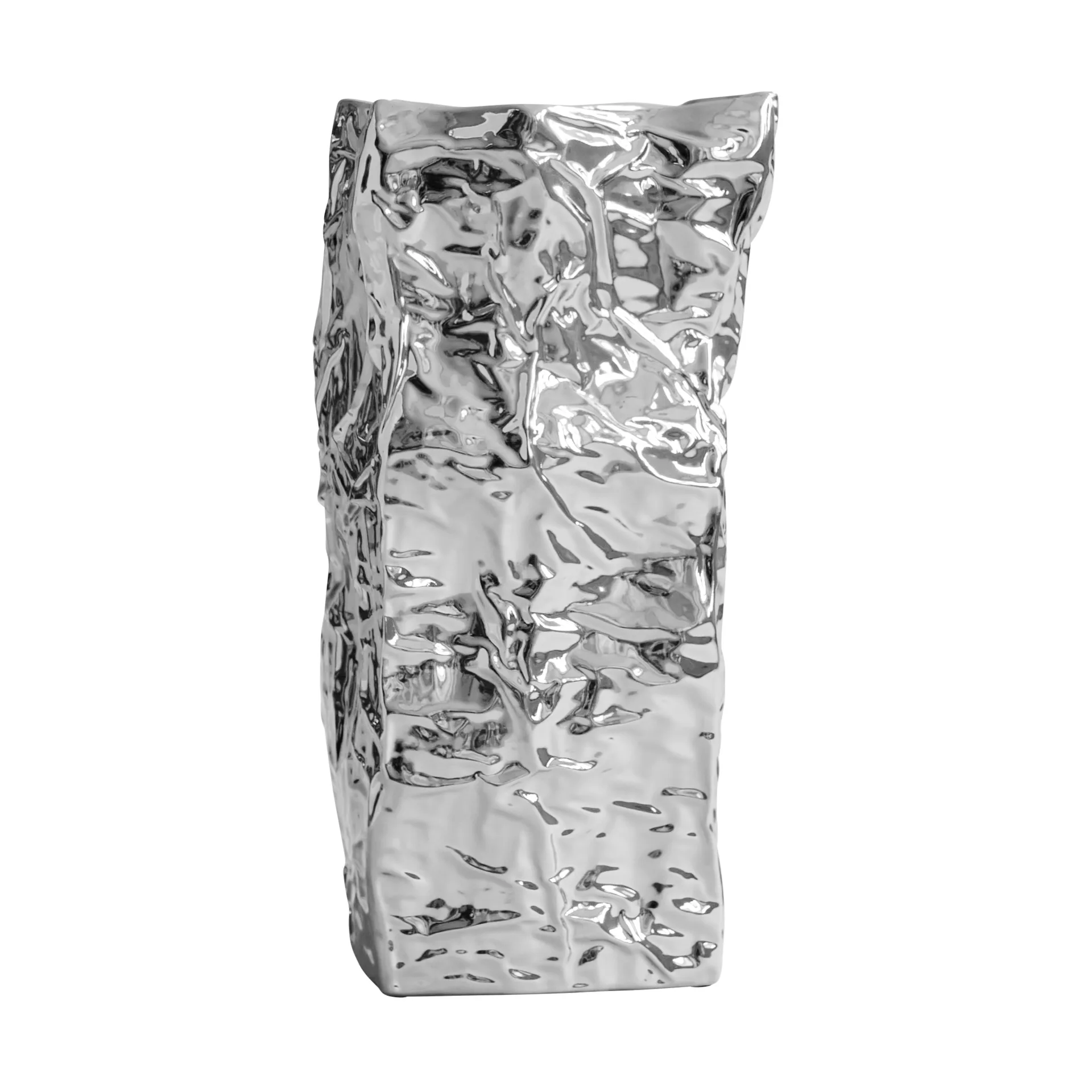 Kami vase big 49,5x35 cm, Chrome 101 Copenhagen