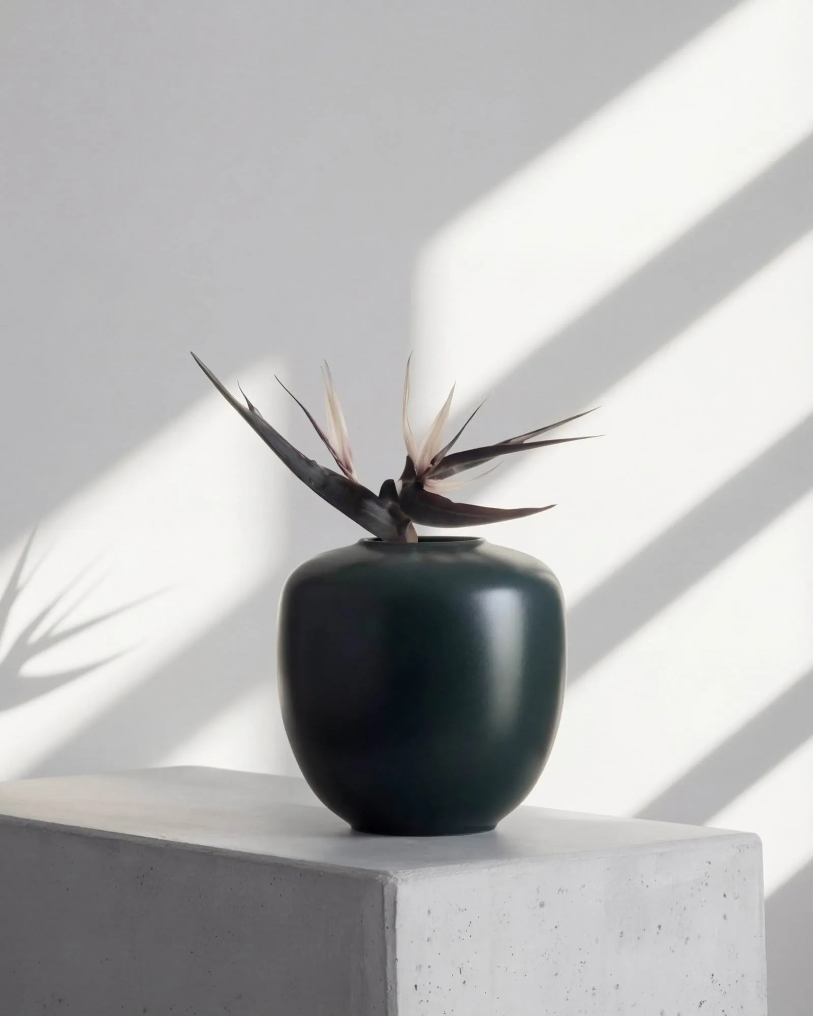 Sunao vase medio 30 cm, Mørkegrønn 101 Copenhagen