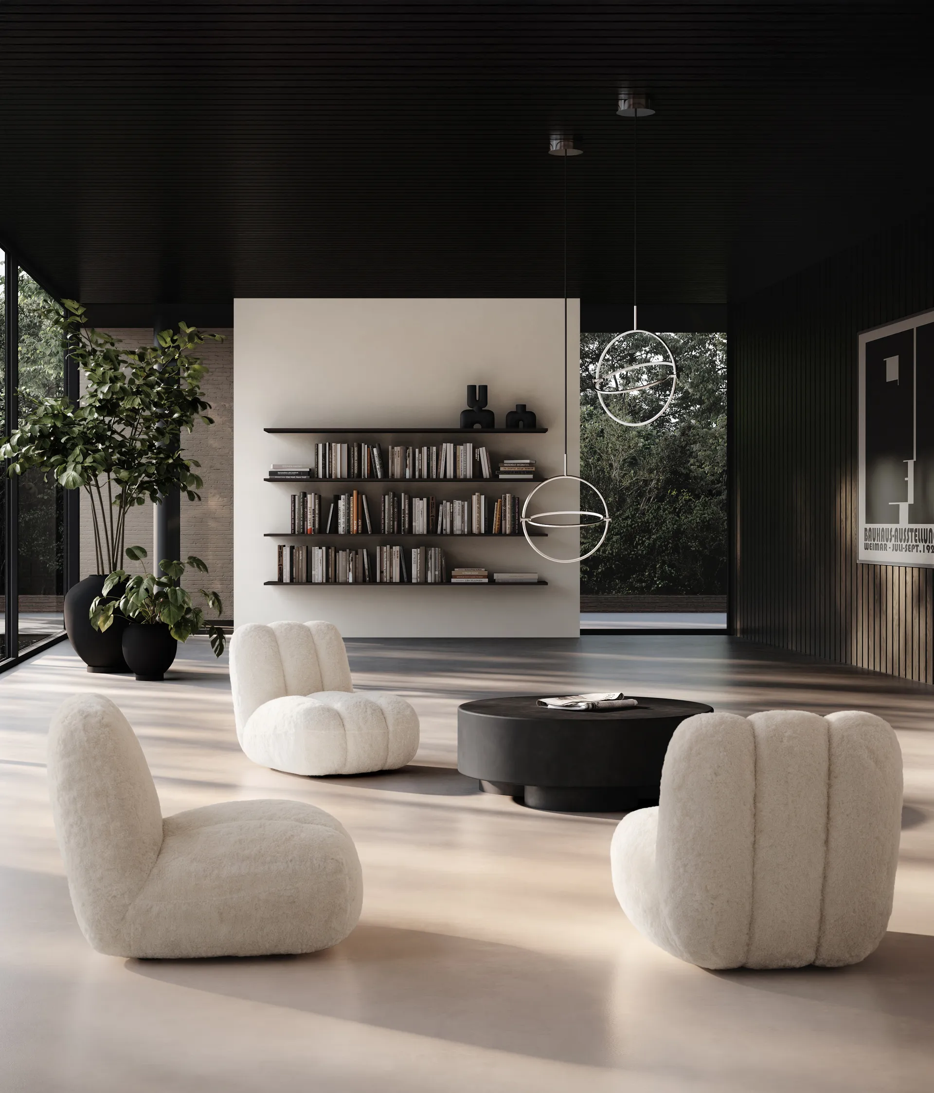 Sunao vase medio 30 cm, Svart 101 Copenhagen