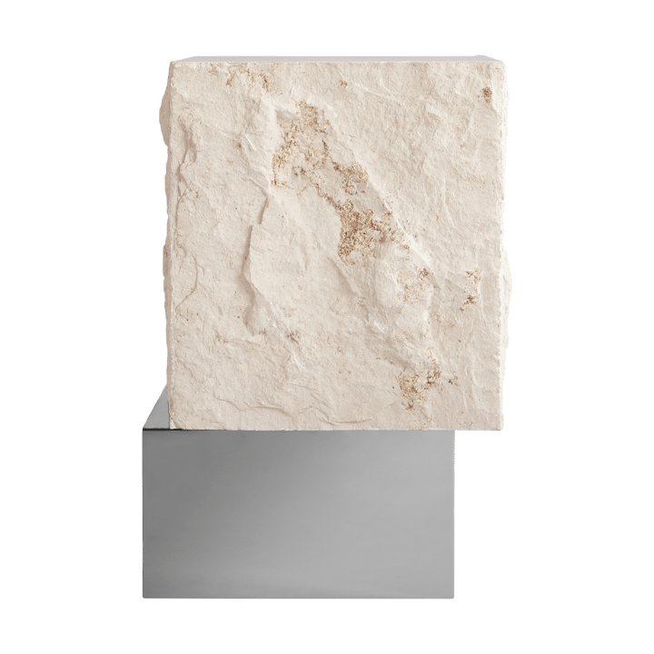 Temple sidebord tall 50x33 cm, Chrome-limestone 101 Copenhagen