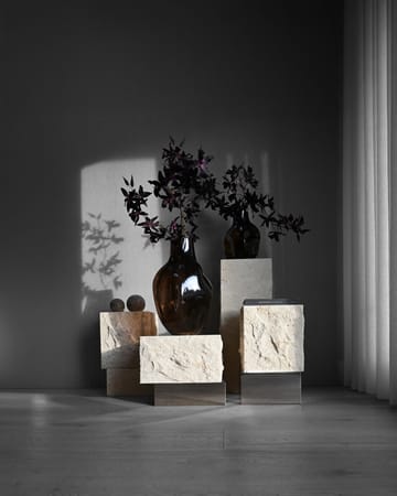 Temple sidebord tall 50x33 cm - Chrome-limestone - 101 Copenhagen