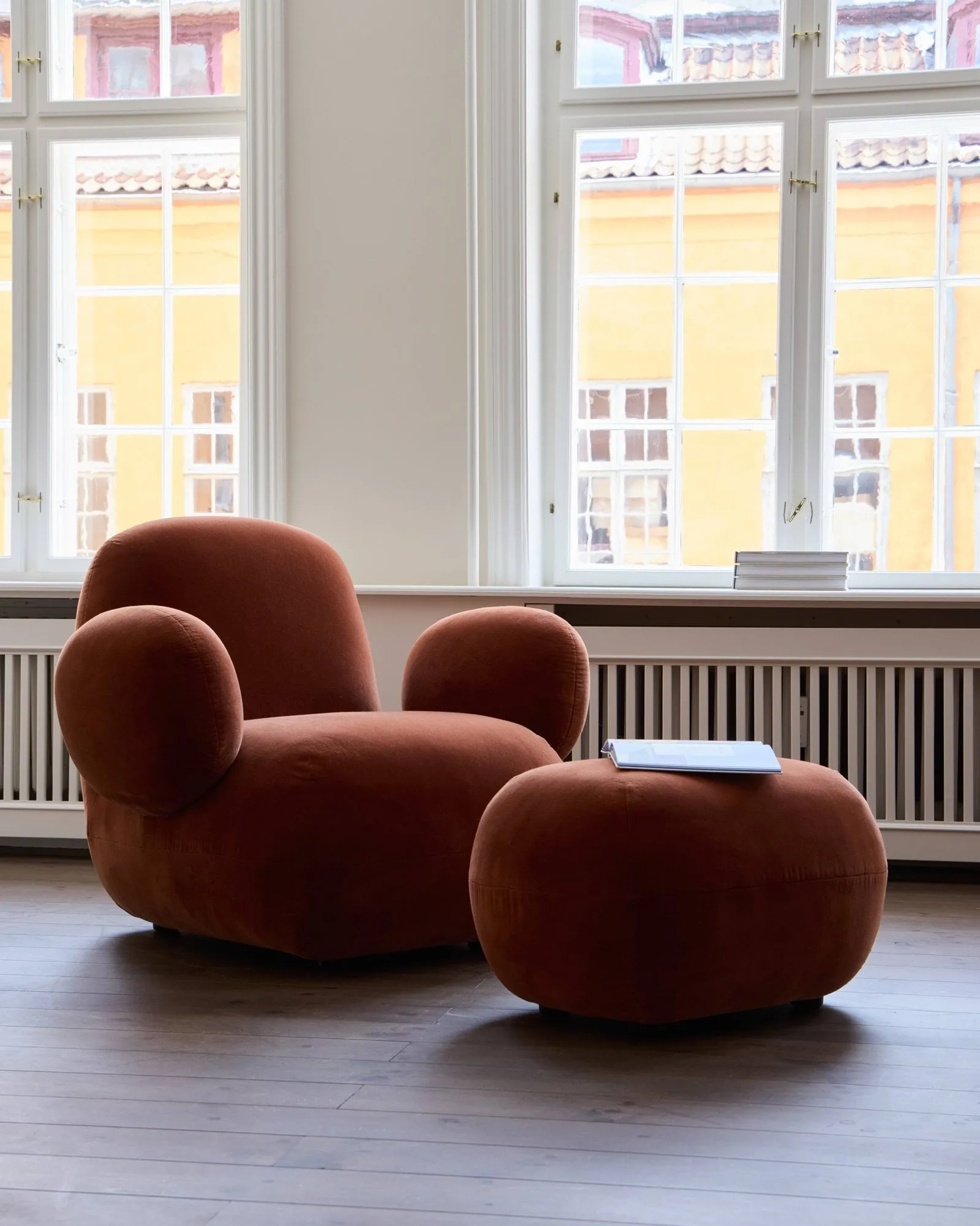 Toe Chair Flat lenestol 92x75 cm, Rust 101 Copenhagen