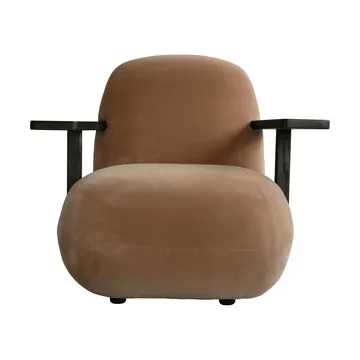 Toe chair lenestol med armlener - Coffee svart eik-desert - 101 Copenhagen