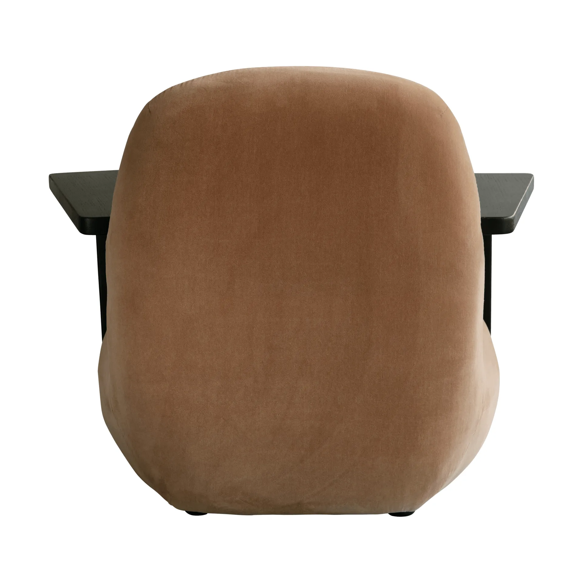 Toe chair lenestol med armlener, Coffee svart eik-desert 101 Copenhagen