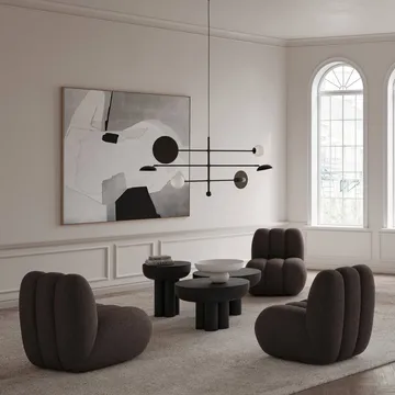 Toe loungefåtølj - Dark brown - 101 Copenhagen