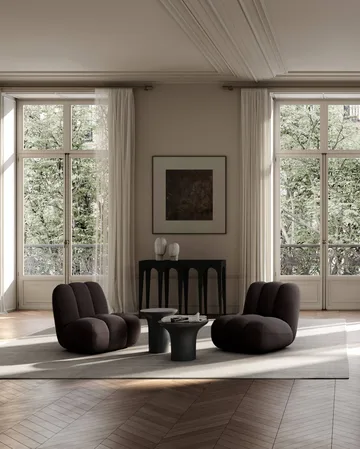 Toe loungefåtølj - Dark brown - 101 Copenhagen
