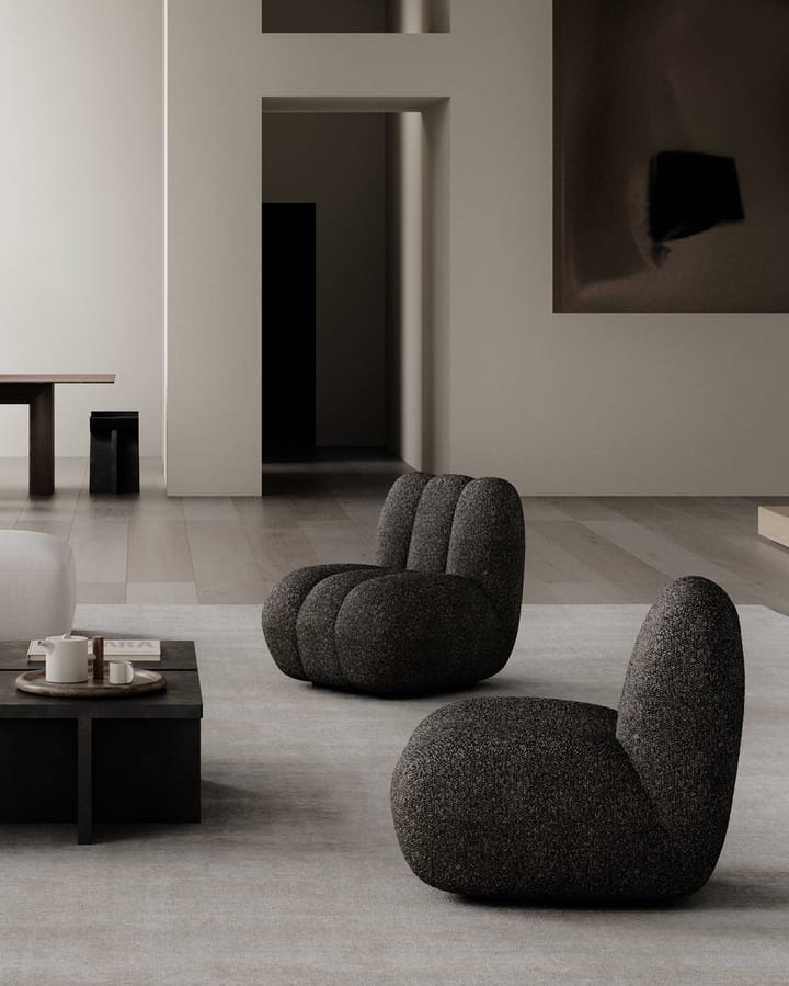 Toe loungestol bouclé, Deep taupe 101 Copenhagen