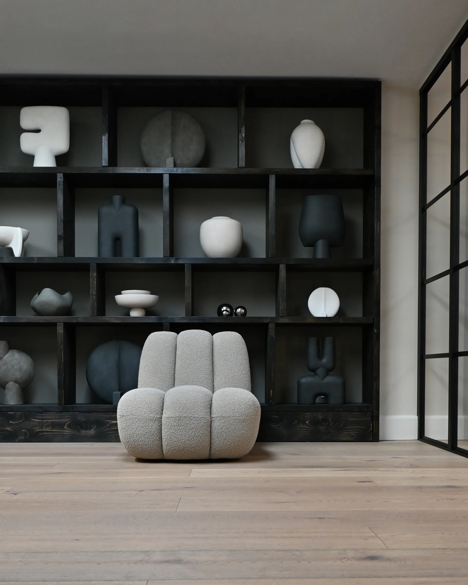 Toe loungestol bouclé, Smoked sand 101 Copenhagen