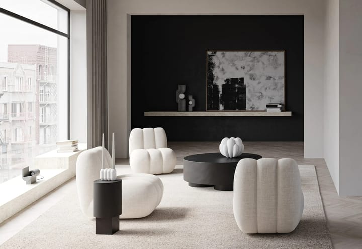 Toe loungestol lin, White chalk 101 Copenhagen
