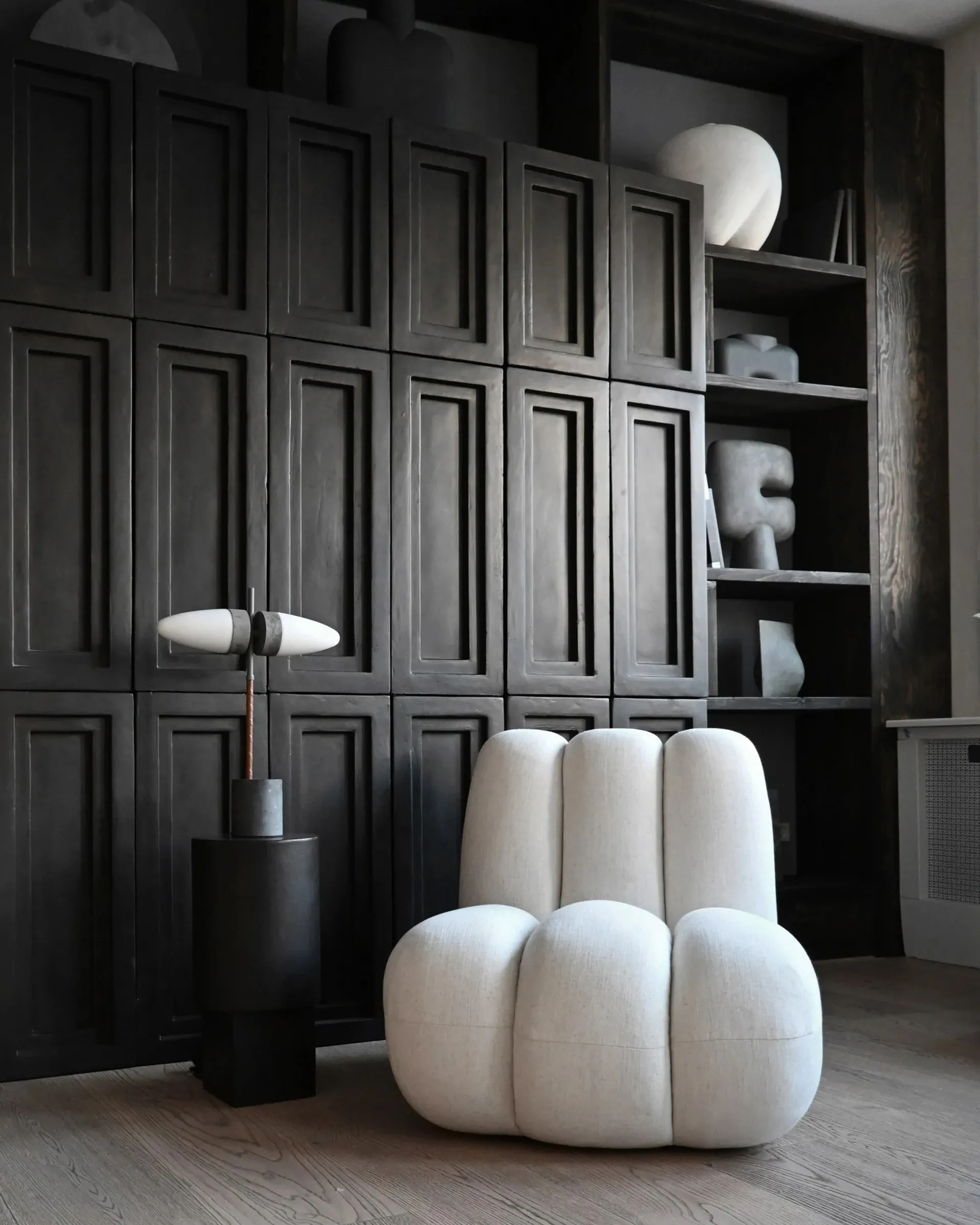 Toe loungestol lin, White chalk 101 Copenhagen