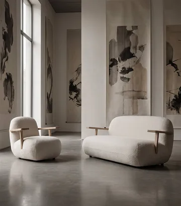 Toe Sofa sofa - Natural eik-off white - 101 Copenhagen