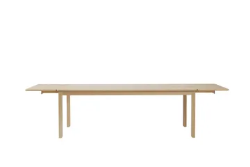 Alfred spisebord - Hvitpigmentert eik, 90x220 cm - 1898