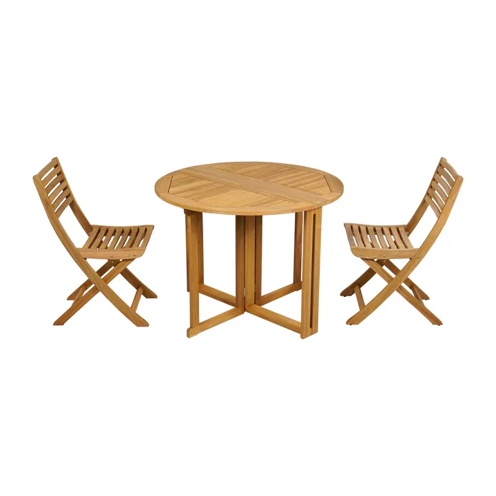 Aneboda balkongsett med 2 stoler teak - 1898
