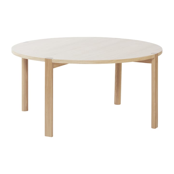 Anton salongbord Ø90 cm - Hvitpigmentert eik - 1898