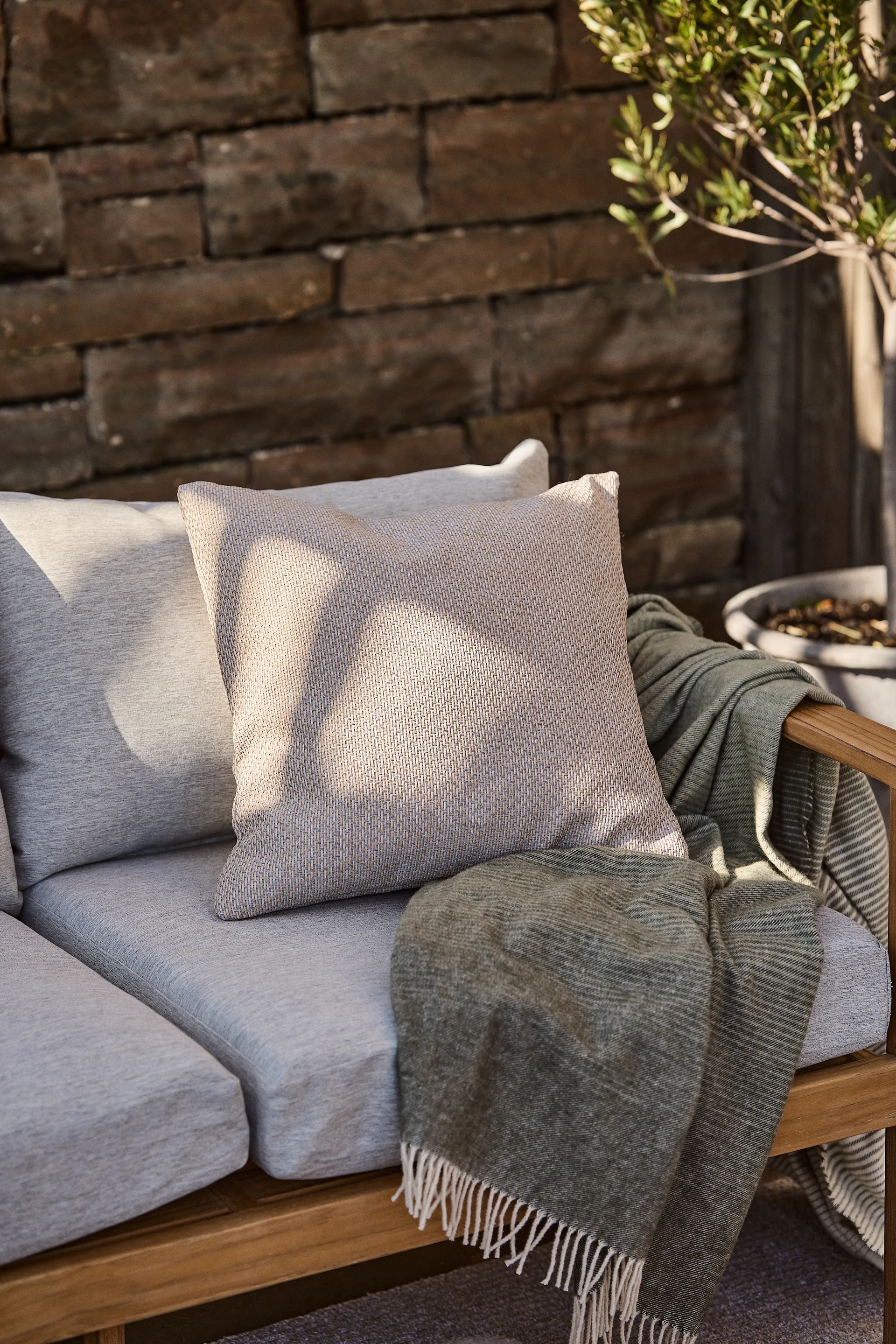 Asaryd pute 45 x 45 cm, Beige 1898