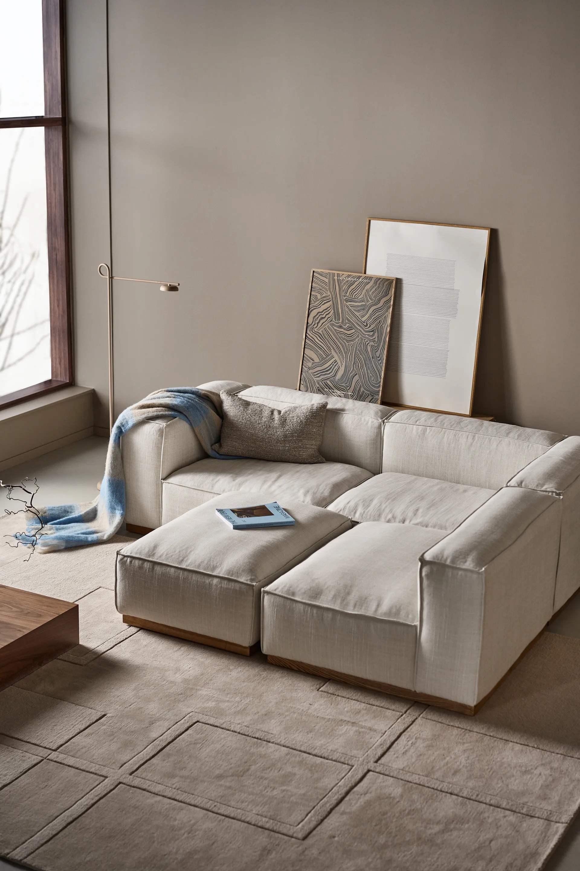 Bergsdal 3-seters sofa, Oslo nature 1898