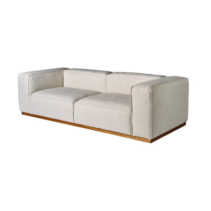 Bergsdal sofa - Oslo nature 1540-Eikebeiset ask, 3-seters - 1898