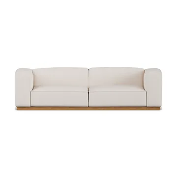 Bergsdal sofa - Same Off White 6671-eikebeiset, 3-seter - 1898