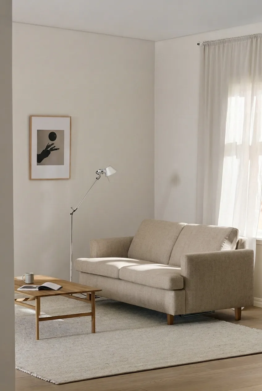 Binga 2,5-seters sovesofa, Bern Beige 0341-eik 1898