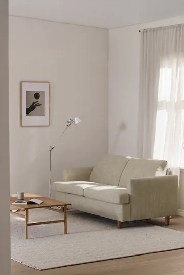 Binga 2,5-seters sovesofa - Luiza Beige 3981-eikebeiset ask - 1898