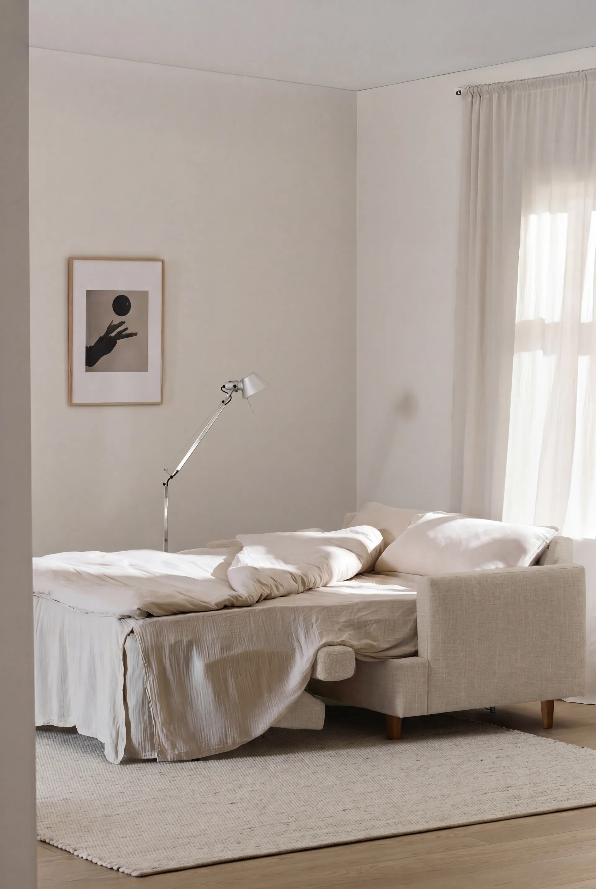 Binga 2,5-seters sovesofa, Same Beige 6670-mørkbeiset ask 1898