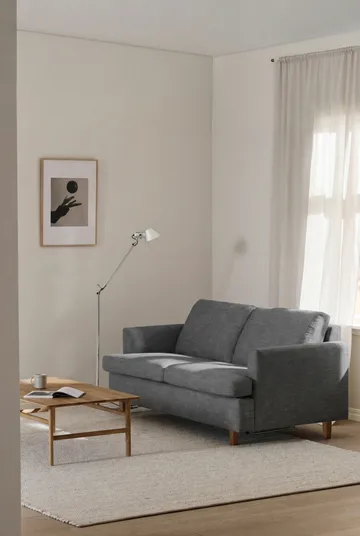 Binga 2,5-seters sovesofa - Same Blue 6678-eikebeiset ask - 1898