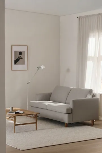 Binga 2,5-seters sovesofa - Same Grey 6673-eikebeiset ask - 1898