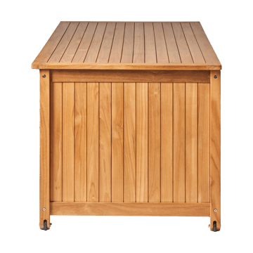 Bjärknäs putekasse med hjul L 180x85x75 cm - Teak - 1898