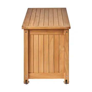Bjärknäs putekasse med hjul S 130x50x60 cm - Teak - 1898