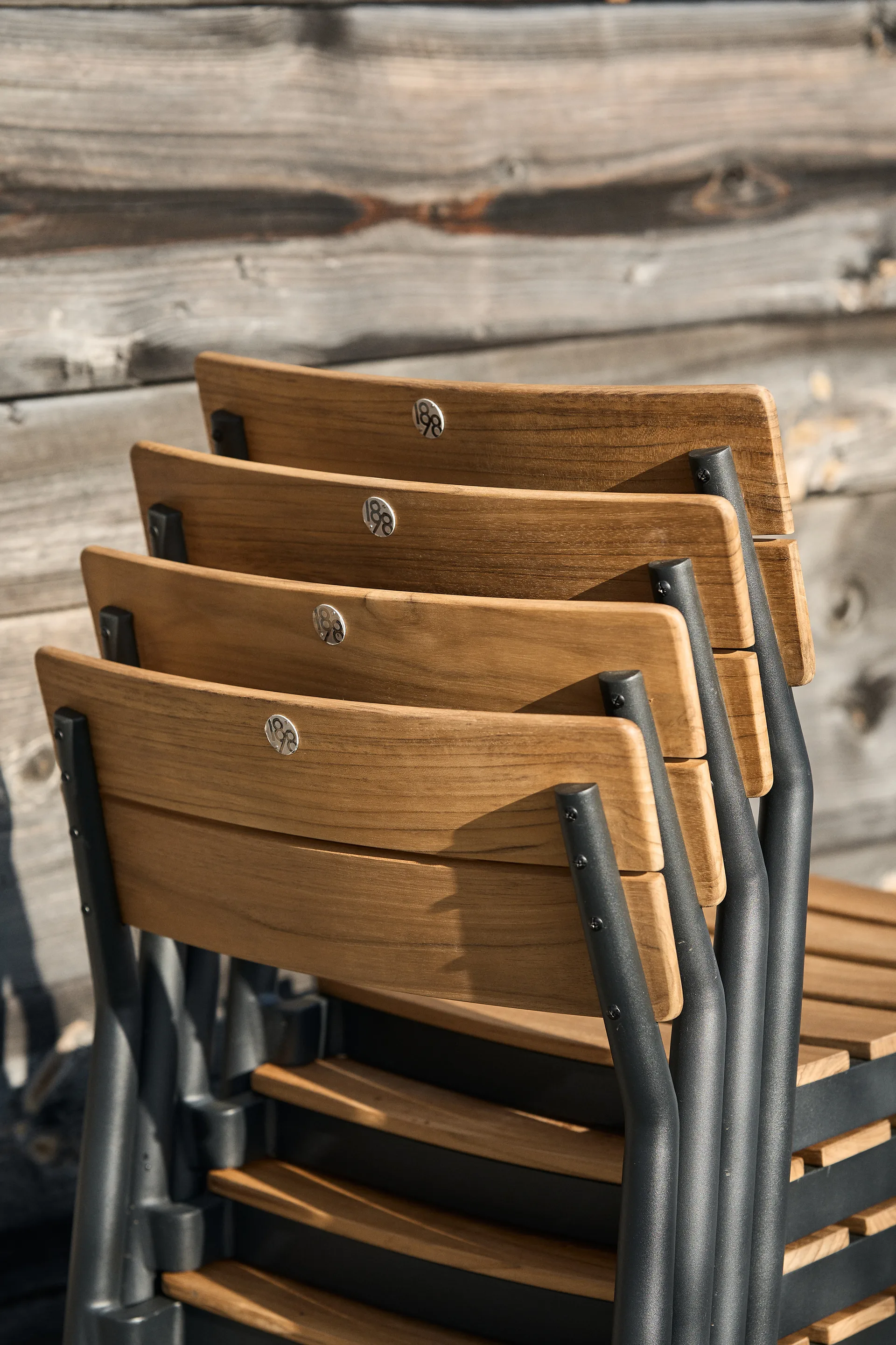 Björnö spisegruppe med 4 stoler teak 1898