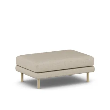 Bredhult fotskammel - Bern Beige 0341-hvitoljet eik - 1898