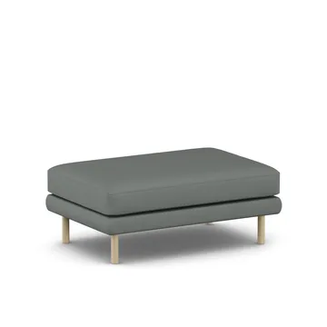 Bredhult fotskammel - Caleido Grey 1240-hvitoljet eik - 1898