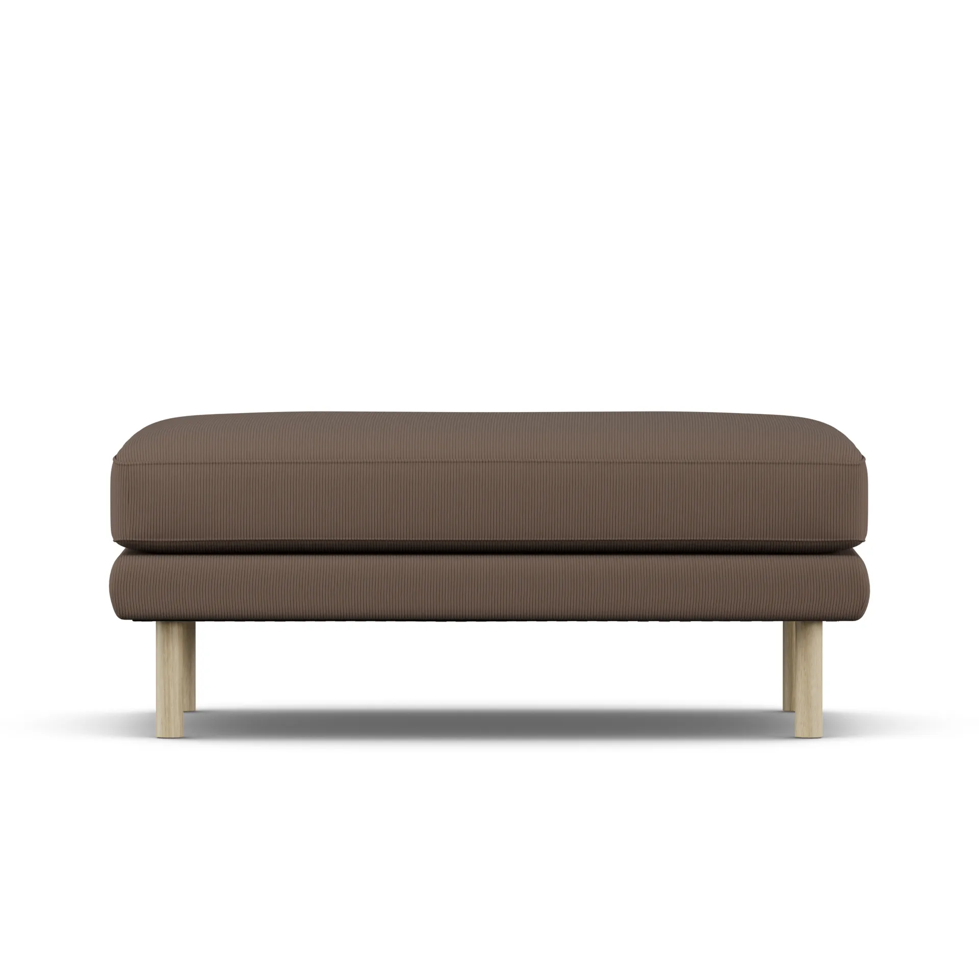 Bredhult fotskammel, Jump Brown 1955-hvitoljet eik 1898