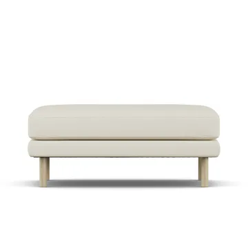 Bredhult fotskammel - Oslo Nature 1540-hvitoljet eik - 1898